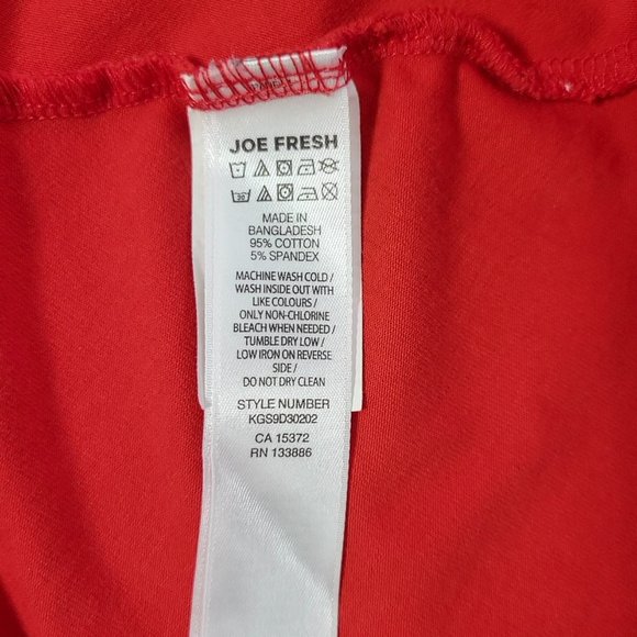 🧡2/$15🧡 Girls Long Sleeve Cotton Dress (red with hearts) JOE FRESH- EUC - Picture 3 of 4